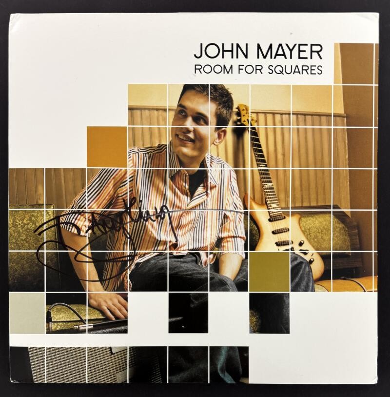 John Mayer Signed Autograph Album Vinyl Record LP Room for