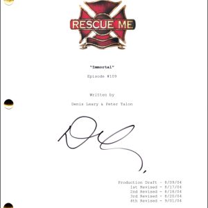 Denis Leary Signed Autograph Rescue Me Full Episode Script Screenplay - Tommy