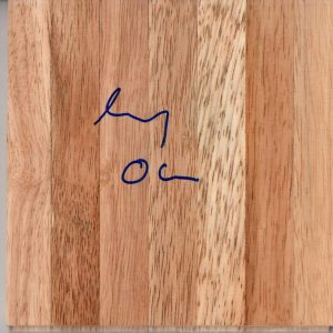 GREG ODEN SIGNED AUTOGRAPH - PARQUET FLOORBOARD - OHIO STATE BUCKEYES, PORTLAND
