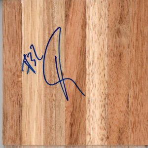 DERRICK CARACTER SIGNED AUTOGRAPH - PARQUET FLOORBOARD - LOS ANGELES LAKERS