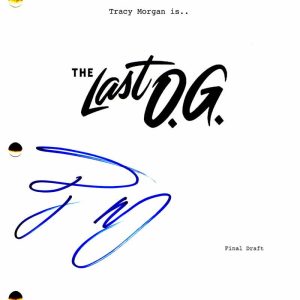 TRACY MORGAN SIGNED AUTOGRAPH - THE LAST O.G. FULL PILOT SCRIPT -TIFFANY HADDISH