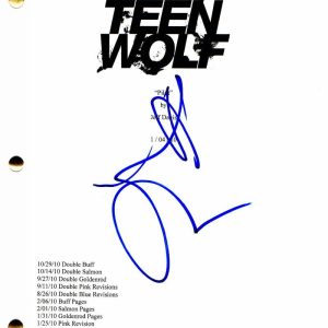 HOLLAND RODEN SIGNED AUTOGRAPH - TEEN WOLF FULL PILOT SCRIPT - TYLER POSEY