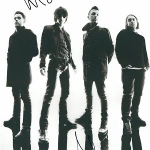 ALEX TURNER & MATT HELDERS SIGNED AUTOGRAPH 8x10 PHOTO - ARCTIC MONKEYS, AM ROCK
