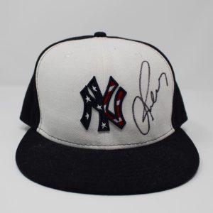 ALEX RODRIGUEZ SIGNED AUTOGRAPH NEW YORK YANKEES BASEBALL CAP HAT - RARE W/ ACOA