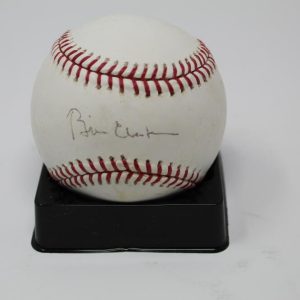 PRESIDENT BILL CLINTON SIGNED AUTOGRAPH OFFICIAL MAJOR LEAGUE BASEBALL - PSA