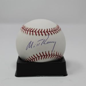 SENATOR MITT ROMNEY SIGNED AUTOGRAPH OFFICIAL MAJOR LEAGUE BASEBALL B - 2012 PSA