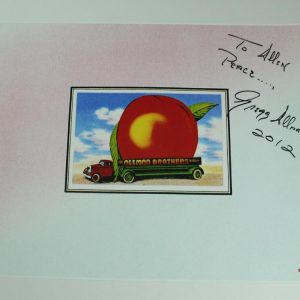 GREGG ALLMAN SIGNED AUTOGRAPH 16x20 CONCERT TOUR POSTER PHOTO BROTHERS BAND PSA