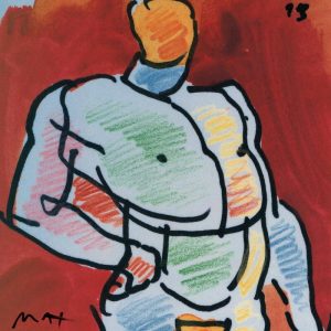 PETER MAX SIGNED AUTOGRAPH LIMITED EDITION 10x12 POP ART PRINT LITHOGRAPH - RARE