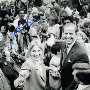 PRESIDENT JOE BIDEN SIGNED AUTOGRAPH 11X14 PHOTO - ON THE CAMPAIGN TRAIL BECKETT