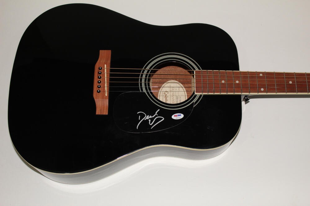 DEREK TRUCKS SIGNED AUTOGRAPH GIBSON EPIPHONE ACOUSTIC GUITAR ALLMAN ...