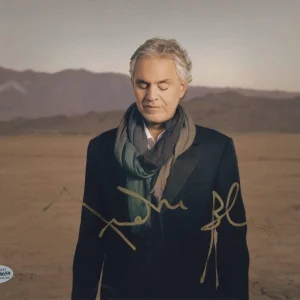 ANDREA BOCELLI SIGNED AUTOGRAPH 8X10 PHOTO - BLIND OPERA SINGER, LEGEND BECKETT