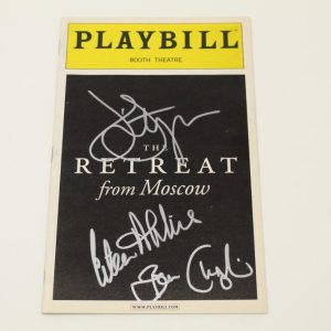 THE RETREAT FROM MOSCOW SIGNED AUTOGRAPH BROADWAY PLAYBILL - EILEEN ATKINS +2