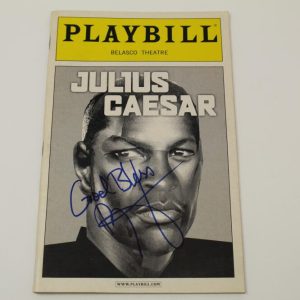 DENZEL WASHINGTON SIGNED AUTOGRAPH "JULIUS CAESAR" ORIGINAL BROADWAY PLAYBILL