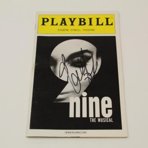 EARTHA KITT SIGNED AUTOGRAPH "NINE" ORIGINAL BROADWAY PLAYBILL - C'EST SI BON