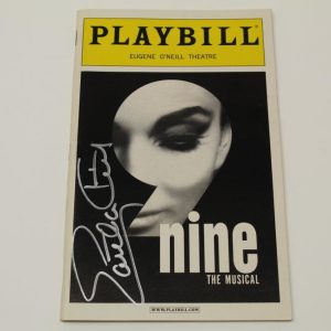 EARTHA KITT SIGNED AUTOGRAPH "NINE" BROADWAY PLAYBILL - EMPEROR'S NEW GROOVE