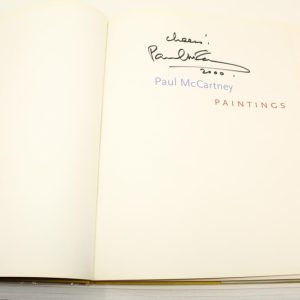 PAUL MCCARTNEY SIGNED AUTOGRAPH "PAINTINGS" BOOK - THE BEATLES, LET IT BE ACOA