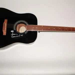 TOMMY EMMANUEL SIGNED AUTOGRAPH GIBSON EPIPHONE ACOUSTIC GUITAR - RARE PSA