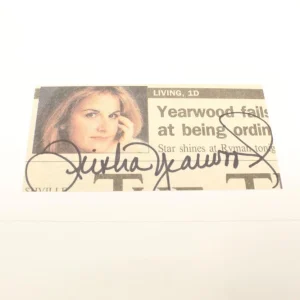 TRISHA YEARWOOD SIGNED AUTOGRAPH MAGAZINE CUT - COUNTRY STAR, GARTH BROOKS WIFE