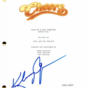 KELSEY GRAMMER SIGNED AUTOGRAPH CHEERS FULL PILOT SCRIPT - FRASIER TOY STORY
