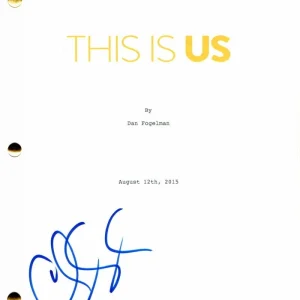 CHRIS SULLIVAN SIGNED AUTOGRAPH THIS IS US FULL PILOT SCRIPT - MANDY MOORE, RARE