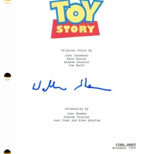 WALLACE SHAWN SIGNED AUTOGRAPH TOY STORY FULL MOVIE SCRIPT - REX, PRINCESS BRIDE