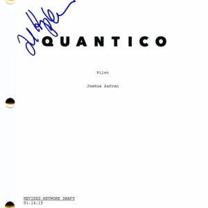 JOSH HOPKINS SIGNED AUTOGRAPH QUANTICO FULL PILOT SCRIPT - PRIYANKA CHOPRA JONAS