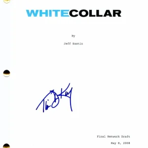 TIM DEKAY SIGNED AUTOGRAPH WHITE COLLAR FULL PILOT SCRIPT - MATT BOMER CO-STAR