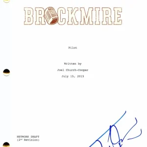 TYREL JACKSON WILLIAMS SIGNED AUTOGRAPH BROCKMIRE PILOT SCRIPT - DISNEY LAB RATS