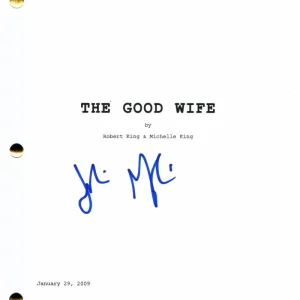 JULIANNA MARGULIES SIGNED AUTOGRAPH THE GOOD WIFE FULL PILOT SCRIPT - ER, RARE
