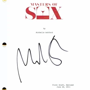 MICHAEL SHEEN SIGNED AUTOGRAPH "MASTERS OF SEX" FULL PILOT SCRIPT - UNDERWORLD