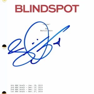 JAIMIE ALEXANDER SIGNED AUTOGRAPH "BLINDSPOT" FULL PILOT SCRIPT - SEXY LADY SIF