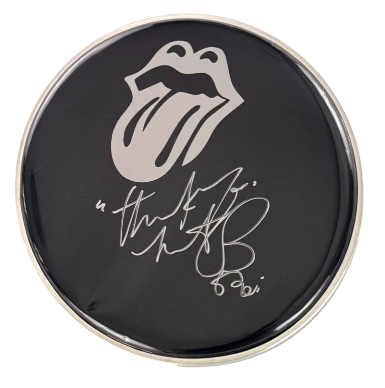 Authentic Charlie Watts Memorabilia: Photos, Drumsticks, Records