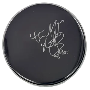 Charlie Watts Rolling Stones Signed Autograph 10" Drumhead Skin w/ JSA COA
