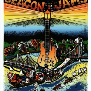 TREY ANASTASIO SIGNED AUTOGRAPH LE BEACON THEATRE CONCERT POSTER - PHISH RARE