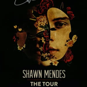 SHAWN MENDES SIGNED AUTOGRAPH "THE TOUR" VIP CONCERT TOUR POSTER - VERY RARE!