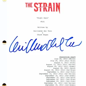 GUILLERMO DEL TORO SIGNED AUTOGRAPH THE STRAIN FULL PILOT SCRIPT - PACIFIC RIM