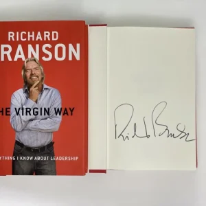 RICHARD BRANSON SIGNED AUTOGRAPH "THE VIRGIN WAY" BOOK - VIRGIN GALACTIC SPACE