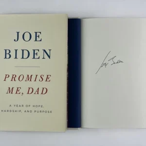 PRESIDENT JOE BIDEN SIGNED AUTOGRAPH "PROMISE ME DAD" BOOK - OBAMA VP, 2020 RARE