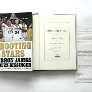 LEBRON JAMES SIGNED AUTOGRAPH "SHOOTING STARS" BOOK - NBA SUPERSTAR, RARE W/ UDA