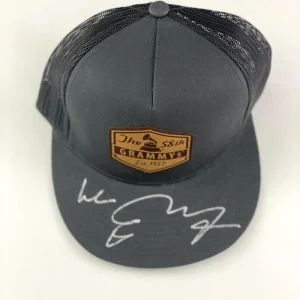 ED SHEERAN SIGNED AUTOGRAPH GRAMMYS BASEBALL HAT CAP - MULTIPLY, PLUS DIVIDE JSA