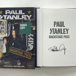 PAUL STANLEY SIGNED AUTOGRAPH "BACKSTAGE PASS" BOOK - KISS ICON, THE STARCHILD