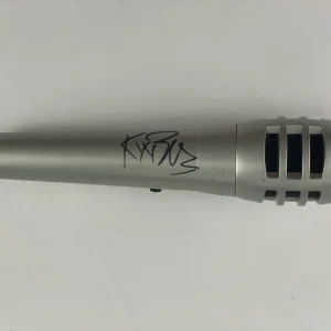 KIX BROOKS SIGNED AUTOGRAPH MICROPHONE MIC - BROOKS & DUNN COUNTRY LEGEND PSA