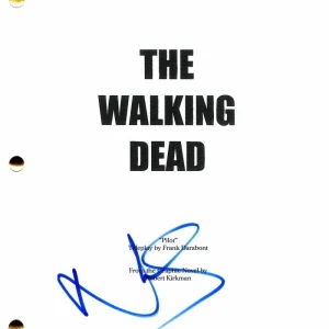 NORMAN REEDUS SIGNED AUTOGRAPH THE WALKING DEAD FULL PILOT SCRIPT - DARYL DIXON