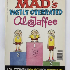 AL JAFFEE SIGNED AUTOGRAPH MAD MAGAZINE VASTLY OVERRATED W/ ORIGINAL SKETCH  JSA