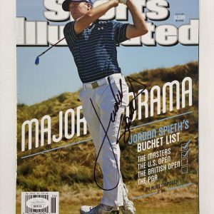 JORDAN SPIETH SIGNED AUTOGRAPH SPORTS ILLUSTRATED MAGAZINE - FULL SIGNATURE! JSA