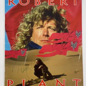 ROBERT PLANT LED ZEPPELIN SIGNED AUTOGRAPH '88 NOW AND ZEN TOUR PROGRAM REAL COA