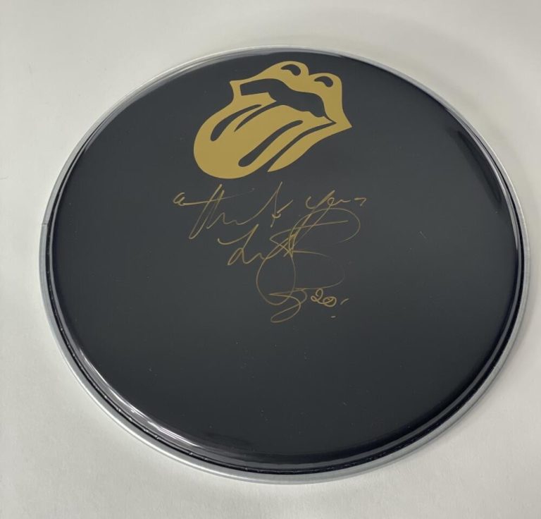 Authentic Charlie Watts Memorabilia: Photos, Drumsticks, Records