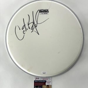 CARTER BEAUFORD SIGNED AUTOGRAPH 12" DRUMHEAD - DAVE MATTHEWS BAND RARE! W/ JSA