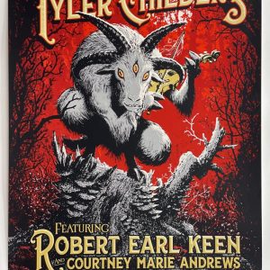 TYLER CHILDERS SIGNED AUTOGRAPH 18X24 CONCERT TOUR POSTER - CHICAGO 10/31/19 JSA