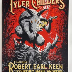 TYLER CHILDERS SIGNED AUTOGRAPH 18X24 CONCERT TOUR POSTER - HALLOWEEN 2019 JSA